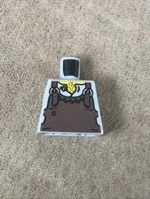 LEGO Kingdoms Blacksmith with Dark Brown Apron Minifigure Figure Attack Torso