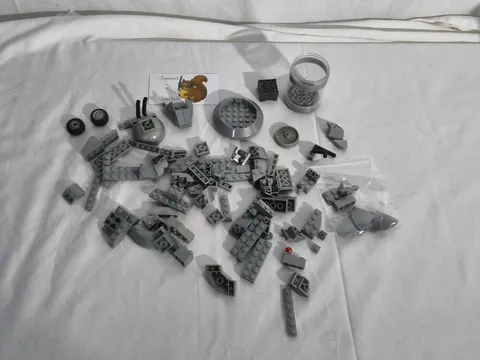 130 Piece Lego Mega Bloks Gray Blok Blaster Rocket Building Blocks