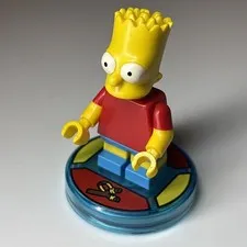 LEGO Dimensions The Simpsons Bart Simpson Minifigure Tag  sim026 71211