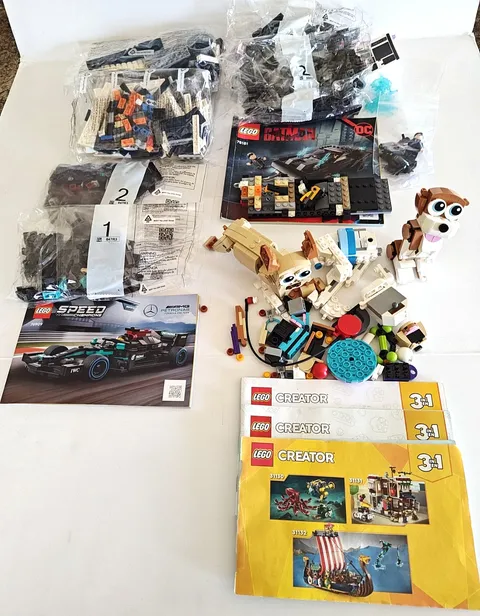 LEGO HUGE BULK LOT of bricks parts pieces from various partial sets