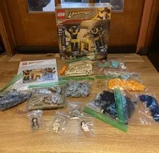 LEGO 77013 Indiana Jones Escape From The Lost Tomb Complete w/ Manual Figs Box
