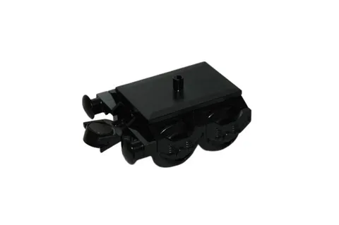 Lego® 9V TRAIN Railway Axis Complete Wheels Buffer Bogie Plate BLACK