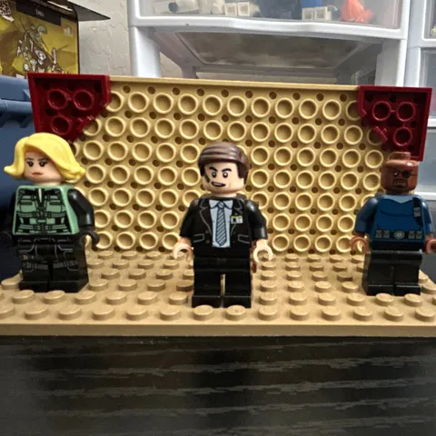 LEGO S.H.I.E.L.D. Agent Minifigure Lot of Agent Coulson, Nick Fury, Black Widow