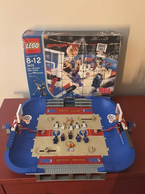 LEGO Sports: The Ultimate NBA Arena (3433) 100% Complete No Instruction Figs New