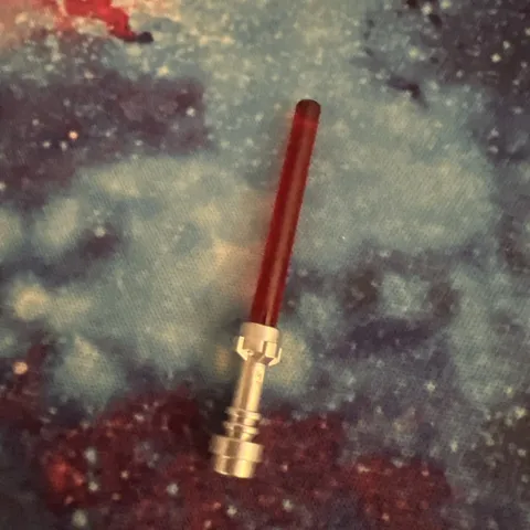 Lego Red Lightsaber Accessory For Minifigure