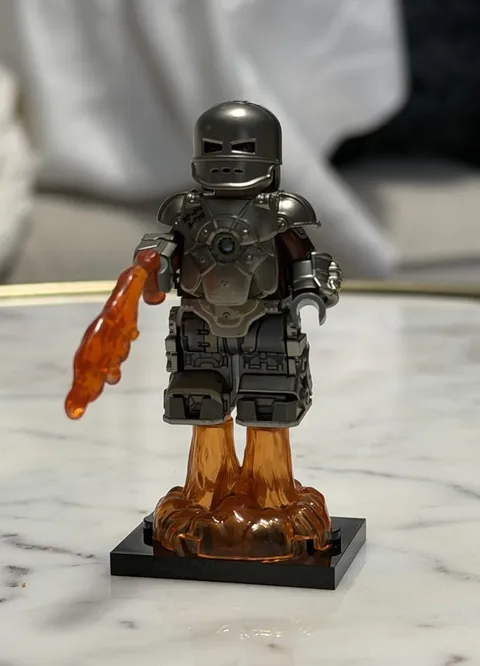 LEGO Iron Man MK1 Mark 1 Custom Printed Minifigure Cave Marvel Avengers