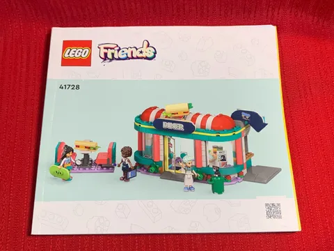 LEGO Friends 41728 Heartlake Downtown Diner Instruction Manual Only