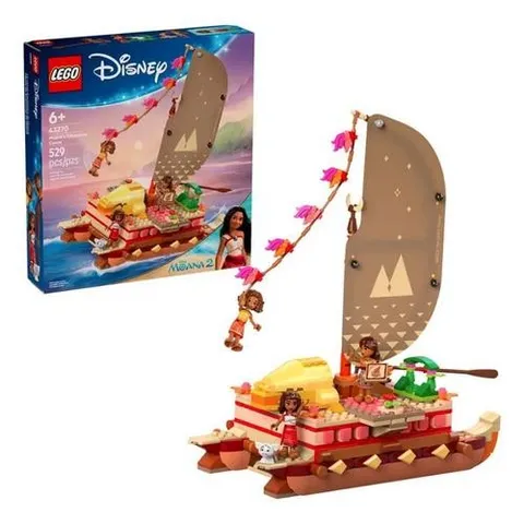 LEGO® Disney Moana's Adventure Canoe 43270 Building Set