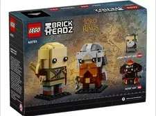 LEGO 40751 Lord of the Rings Legolas & Gimli Brickheadz BOX DAMAGE GREAT GIFT 