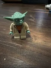 Lego Star Wars Yoda Clone Wars Light Bluish Gray Hair SW0219 Minifigure