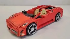 Lego Racers Set 8671 Ferrari F430 Spider 1:17 Red 2006 Incomplete 