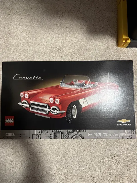LEGO Icons: Corvette (10321) Brand NEW IN BOX - SAME DAY SHIPPING