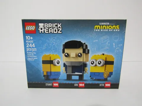 LEGO BRICKHEADZ 40420 MINIONS STUART GRU & OTTO NEW IN BOX