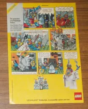 Rare Advertising LEGOLAND Lego Castle 6080 Knights Castle King's Castle Comic 1985