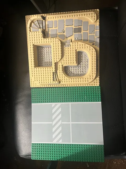 Lego Road And Desert Ruins Baseplates - Used Cond - Sets 5978 & 6339