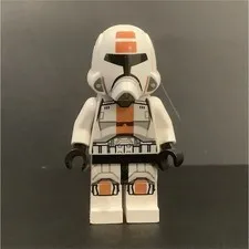 LEGO Star Wars Republic Trooper Helmet Smirk 2013 Minifigure sw0440