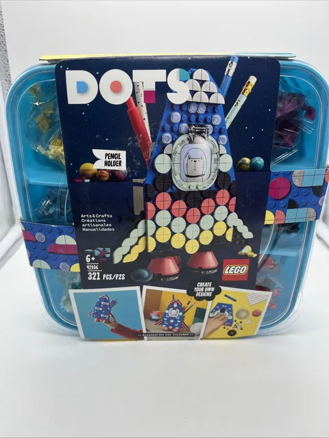 Brand New LEGO DOTS: Pencil Holder (41936) Spaceship Rockets 321 pieces