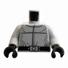 LEGO Minifigure Torso SW Wrinkly Jumpsuit with Black Belt and Silver Buckle