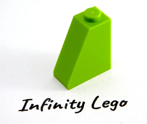 8 LEGO Lime Slope Brick 1 x 2 x 2 (60481) - (8 Pieces)