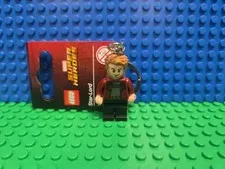 LEGO Star-Lord Key Chain Minifigure 853707 Marvel Super Heroes CMF Lot Retired