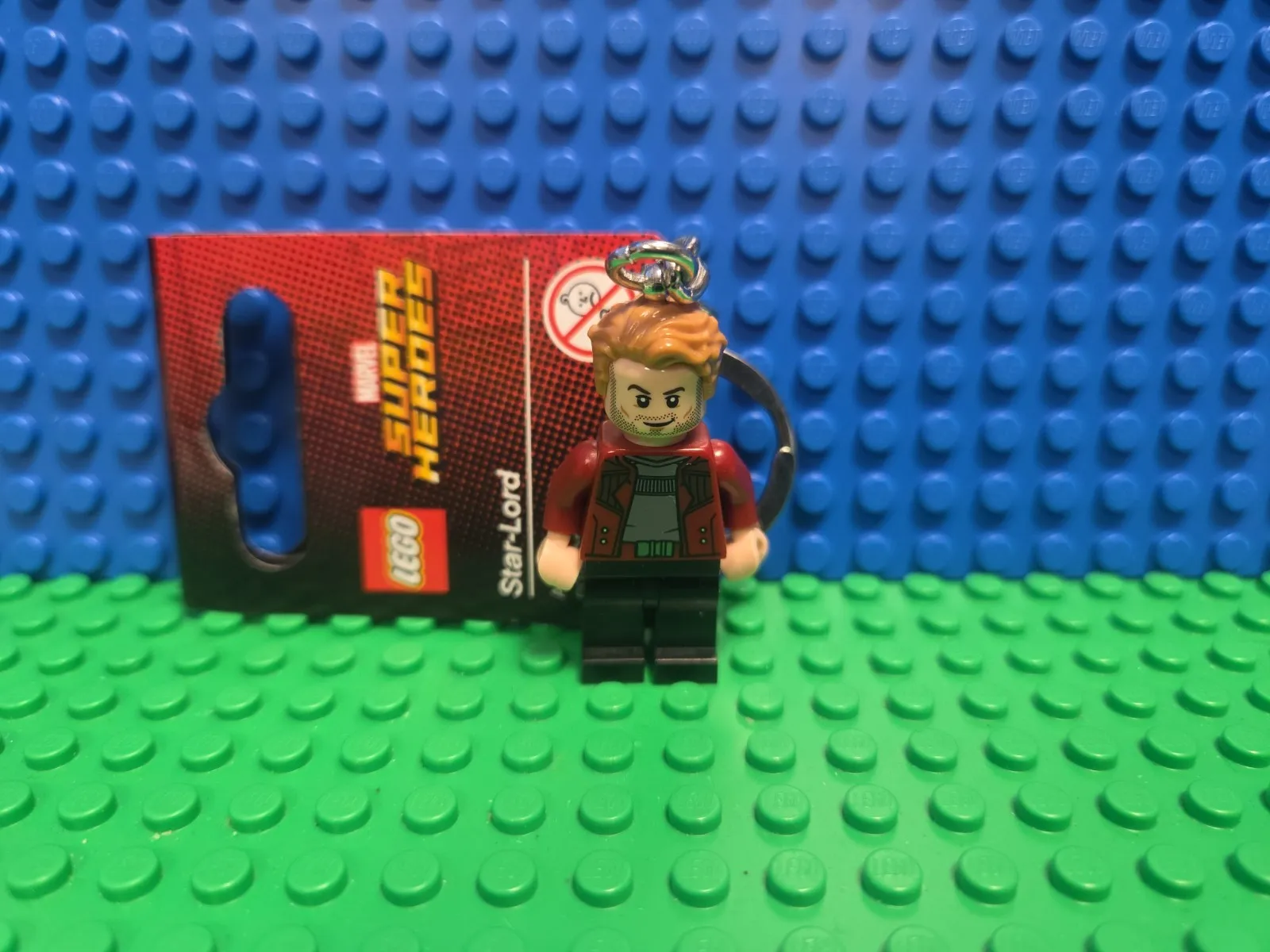 LEGO Star-Lord Key Chain Minifigure 853707 Marvel Super Heroes CMF Lot Retired