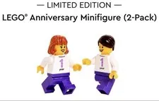 LEGO 6659862 1 Year Anniversary Minifigure 2-Pack Limited Edition
