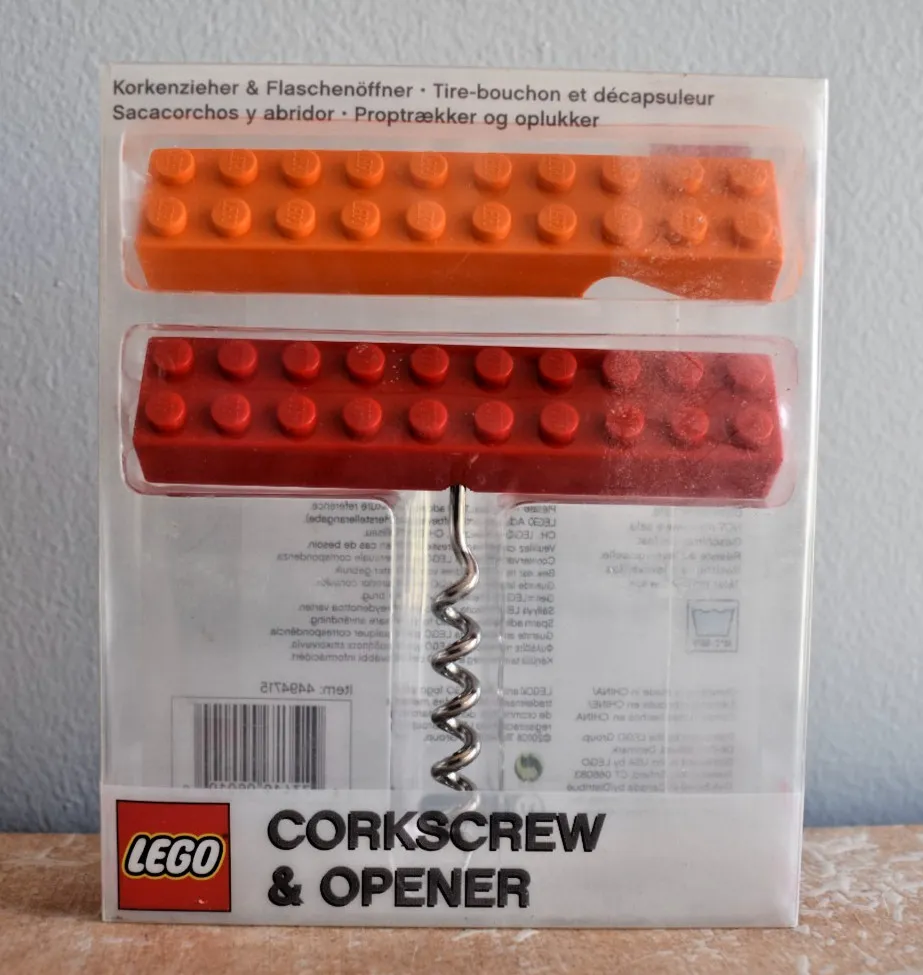 LEGO Corkscrew & Bottle Opener Set ,  Wine Cork Puller sealed box