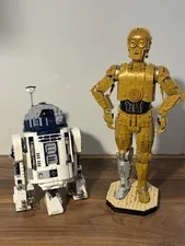 LEGO Star Wars: C3PO (75398) and R2-D2 (75379) Bundle Set