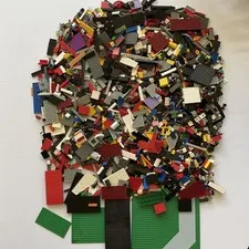 LEGO 8 lbs. Bulk Lot Accessories Parts Pieces Bricks Plates Vintage 90s-2000s