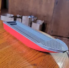 LEGO Large Ship/Boat Hull Piece Gray Red Plastic Vehicle Build Part 1 Piece