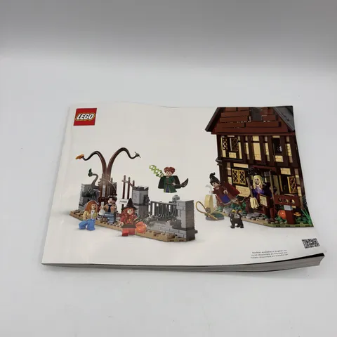 Lego Disney HOCUS POCUS Sanderson Sisters Cottage Instruction Book Only 21341