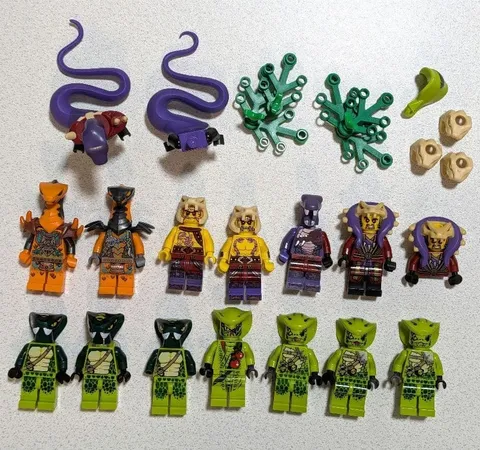 LEGO Ninjago Snake Tribe Minifigure Lot