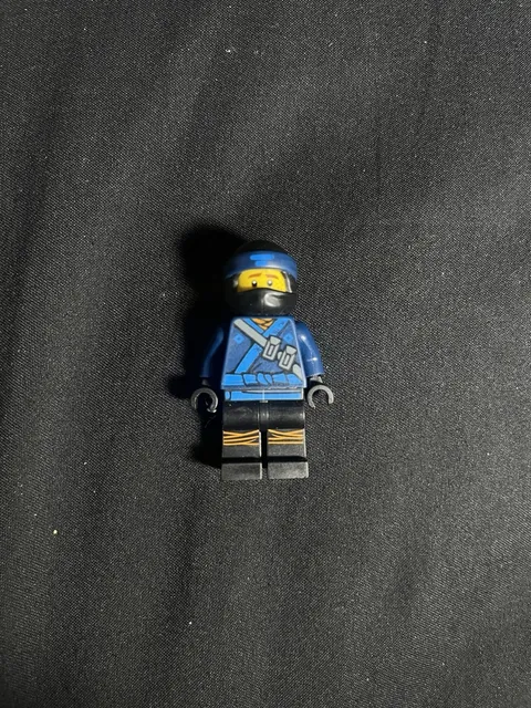 LEGO NINJAGO Blue Ninja Minifigure Black Legs Blue Hood No Accessories