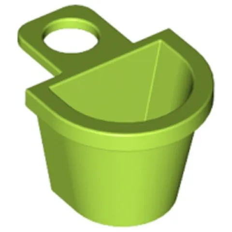 LEGO New FRIENDS Minifigure Lime Green CONTAINER D-BASKET Part 4523 D717