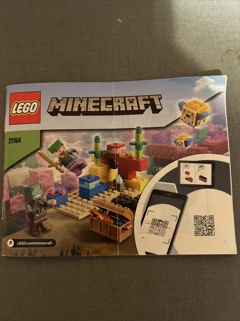LEGO Minecraft 21164 Instructions Only No Bricks