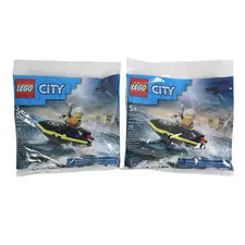 2 PACK LEGO City Police Water Scooter 30693