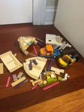 USED LEGO FRIENDS: Dolphin Cruiser (41015) & LEGO CITY delivery vans