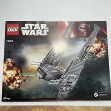 LEGO 75104 KYLO RENS SHUTTLE - INSTRUCTIONS MANUAL ONLY -