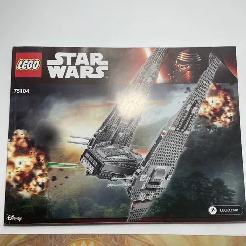LEGO 75104 KYLO RENS SHUTTLE - INSTRUCTIONS MANUAL ONLY -
