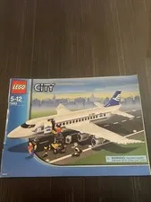 LEGO Airplane Instructions: Passenger Airplane 7893 (2006) Town City Airport