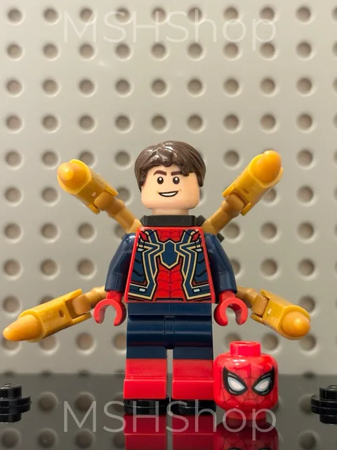Lego 76323 Iron Spider Minifigure, Peter Parker. Endgame (Genuine)