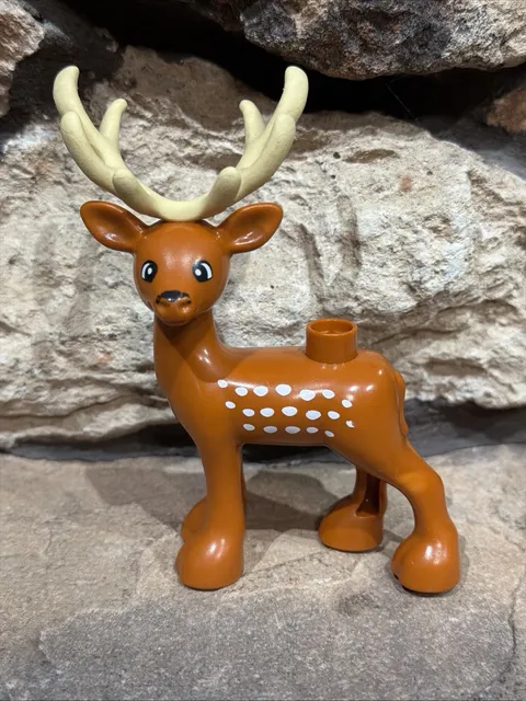 Lego Duplo Reindeer Antlers Deer Buck Santa Claus Christmas Sleigh Winter Zoo