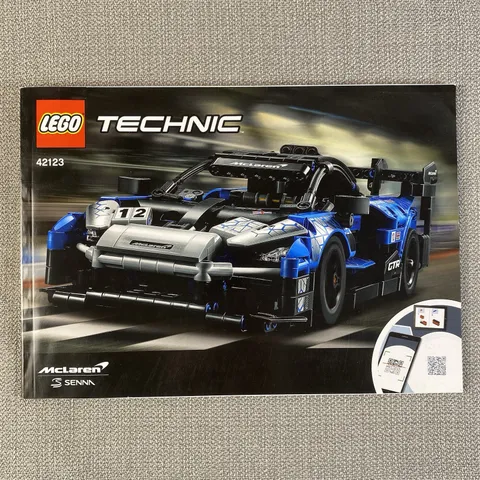 LEGO TECHNIC 42123 McLaren Senna GTR INSTRUCTION MANUAL ONLY