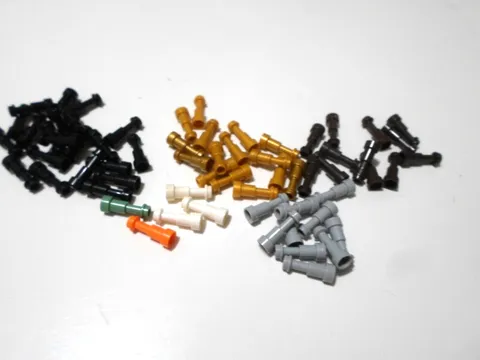 LEGO BULK LOT OF 60 ASSORTED COLORS MINIFIGURE UTENSIL TELESCOPE  #64644