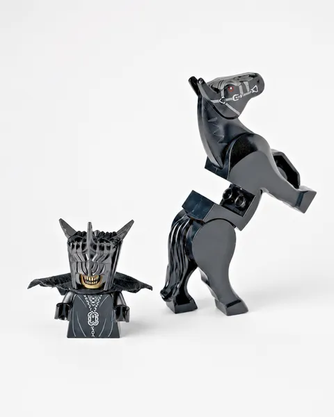 LEGO LOTR Mouth of Sauron lor064 Partial Minifigure + Original Printed Horse