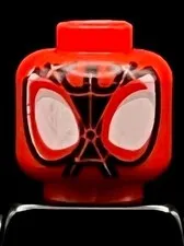 Lego Marvel Spiderman Spin Misprint Minifigure Head Prototype Test Print Error
