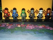 AUTHENTIC LEGO NINJAGO Skybound Jay Cole Nya Kai Lloyd Zane NO CRACKS