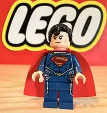 Lego Superman Minifigure With Cape