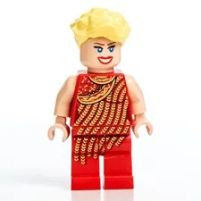 Lego Willie Scott 7682 Temple of Doom Indiana Jones Minifigure