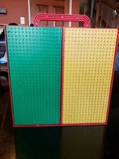 VINTAGE LEGO STORAGE BOX! 10X10! BUILDING BASE PLATES